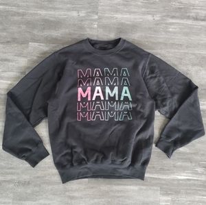 Black Mama Mama Sweatshirt Long Sleeve